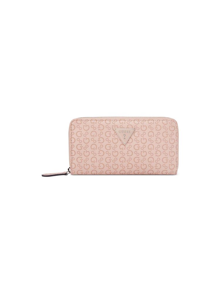 guess fashion Guess Women Peach Viviette Zip-Around Wallet-picture-31