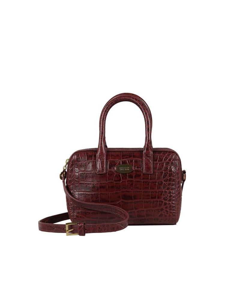Hidesign Women Maroon Genuine Leather Cross Body Sling Bag-picture-21