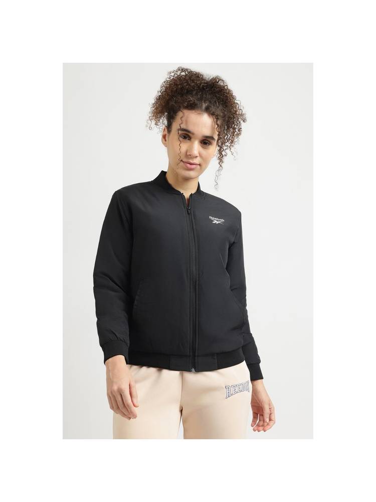 Reebok Womens Solid Black Jacket-picture-11