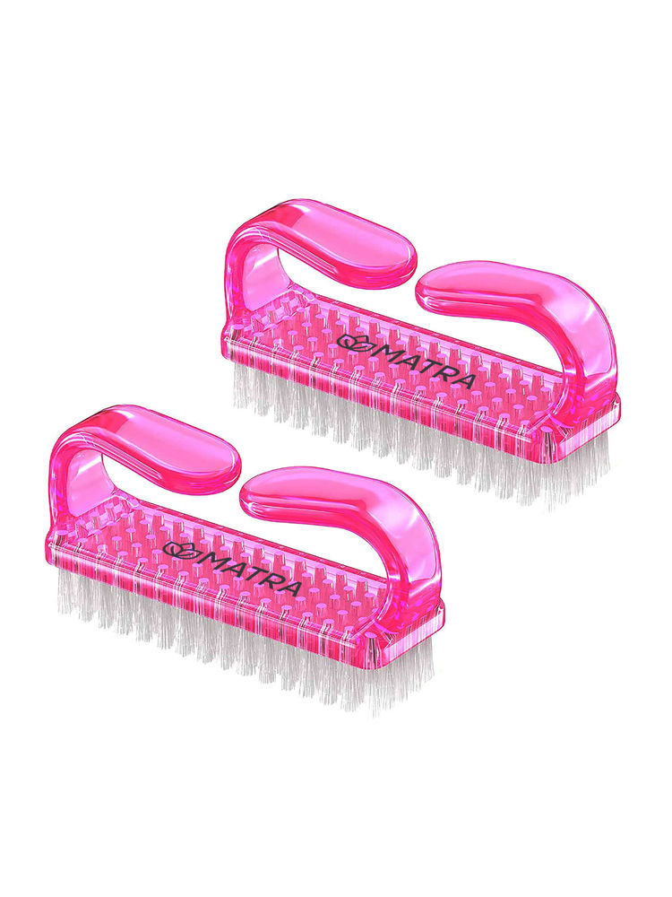 Matra Professional Nail Brush Cleaning Tool Manicure Pedicure Scrubber Foot Cleaner Brush Pack of 2-image-22