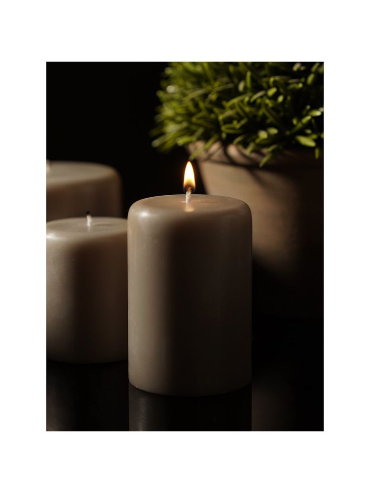 Pure Home + Living Grey Neroli Pillar Candle-picture-20