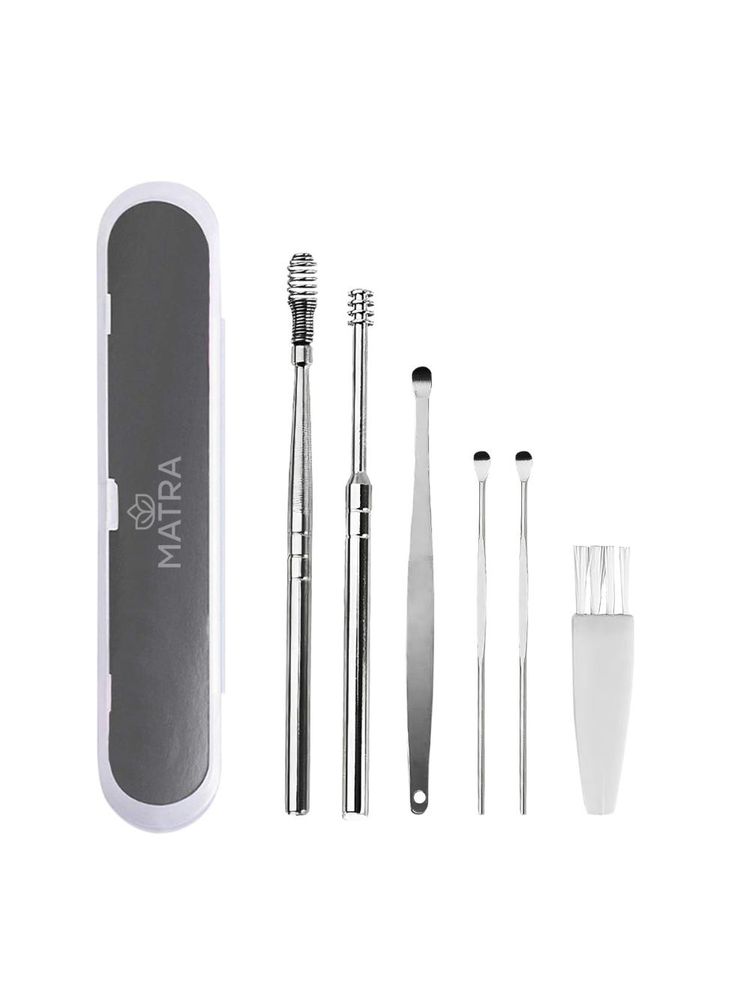 Matra Ear Wax Removal Tool Kit Ear Wax Cleaner with Storage Box & Cleaning Brush-image-3