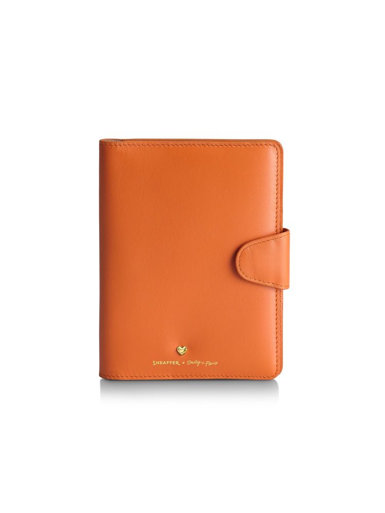 Sheaffer Emily in Paris Full-Grain Leather Passport Case - Orange-picture-21