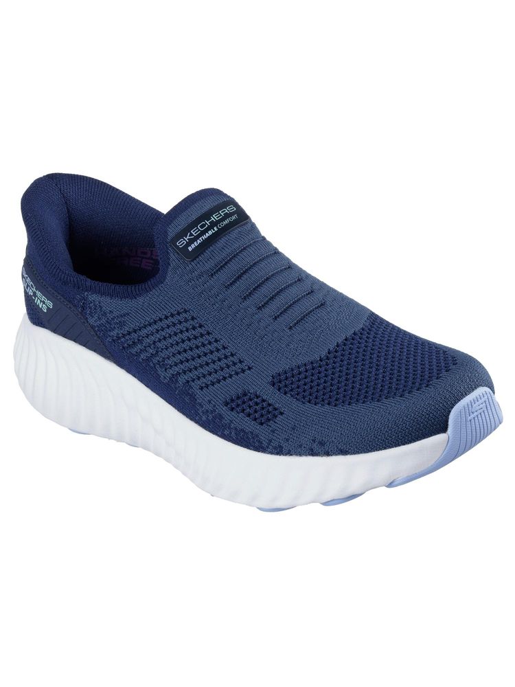 SKECHERS Women GO RUN NOW - BRIAR Navy Blue SLIP INS Running Shoes-picture-16