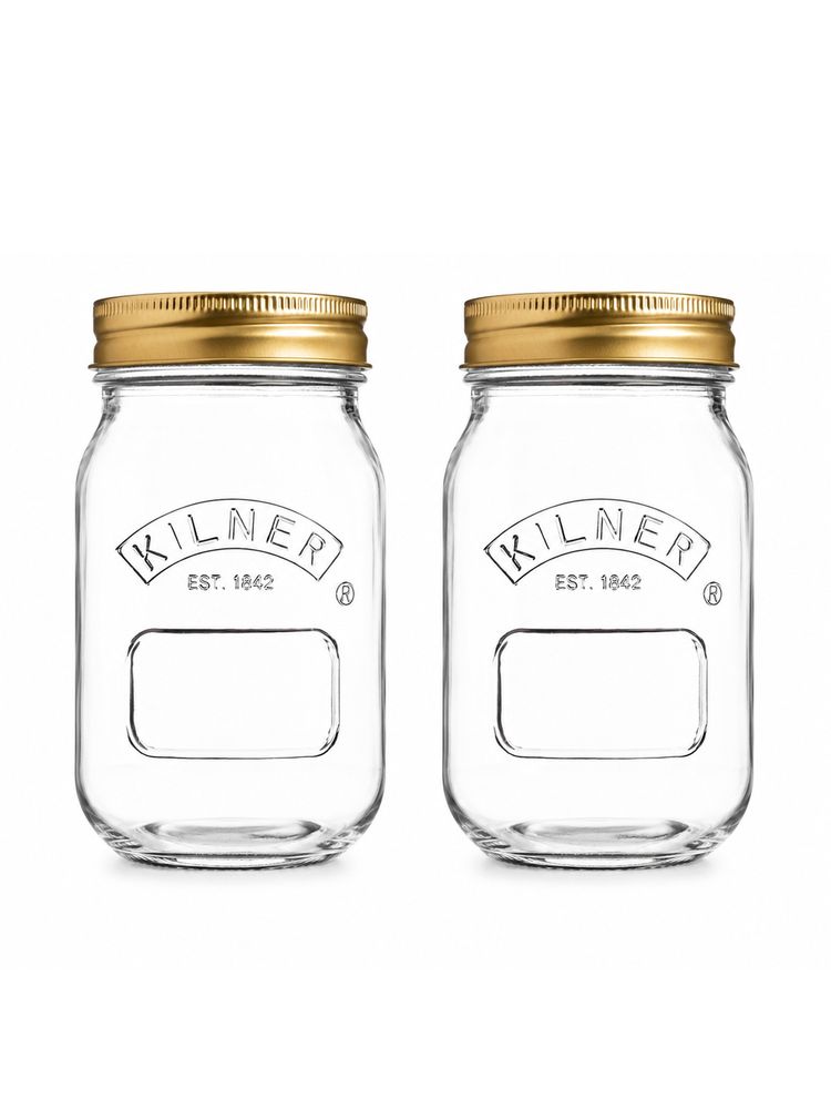 Kilner 500ml Round Preserve Glass Jar for Jams, Chutneys and Pickles (Pack of 2)-image-5