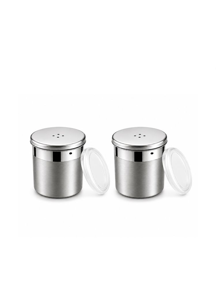 Culinex by thinKitchen 120ml Mini Salt Dispenser Set, Dual Finish Shaker (Pack of 2)-picture-1