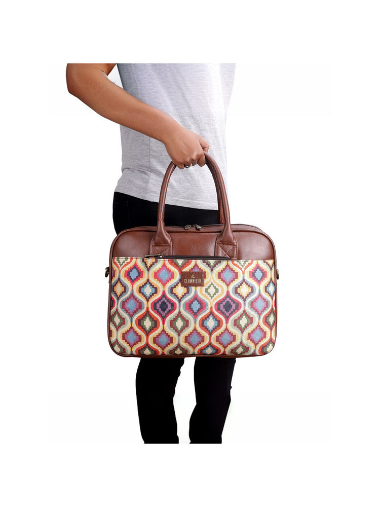 The Clownfish Womens Laptop Bag Deborah Multicolor - TCFWLBJU-GA-156MLC2-DSN-picture-0