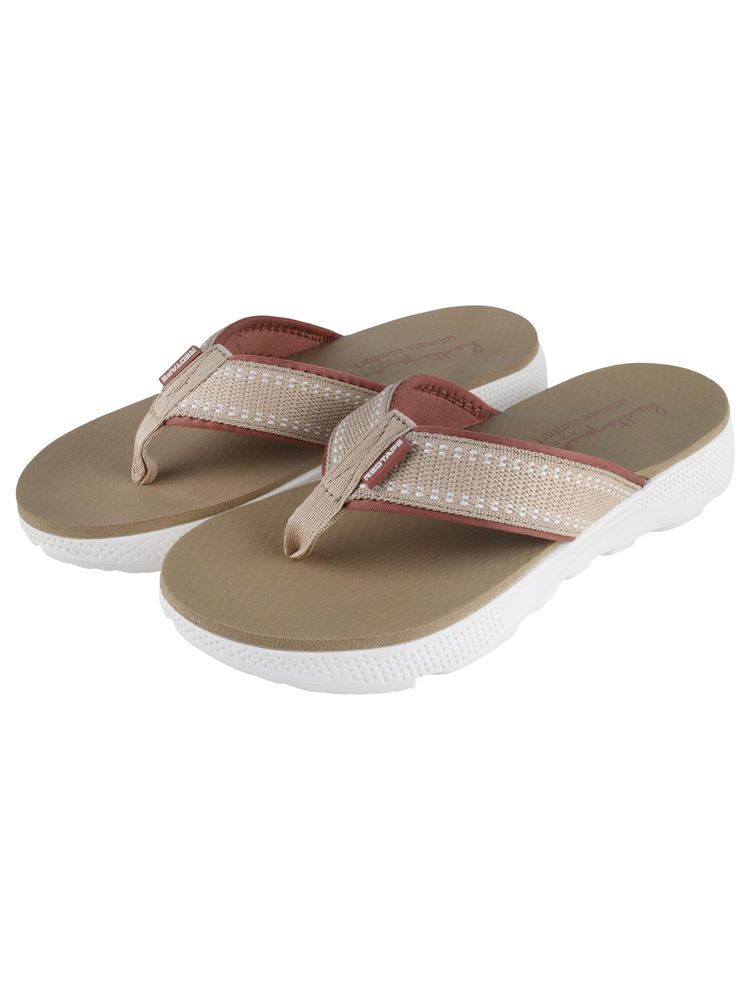 Red Tape Womens Beige Eva Comfort Flipflops-picture-34