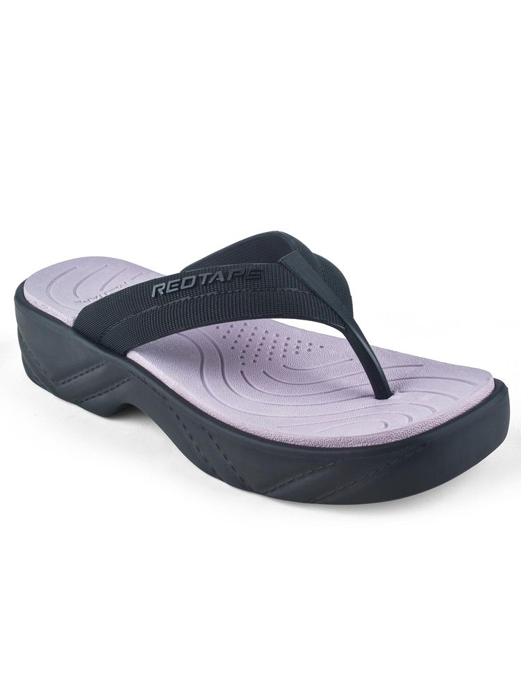 Red Tape Womens Black Eva Comfort Flipflops-picture-40