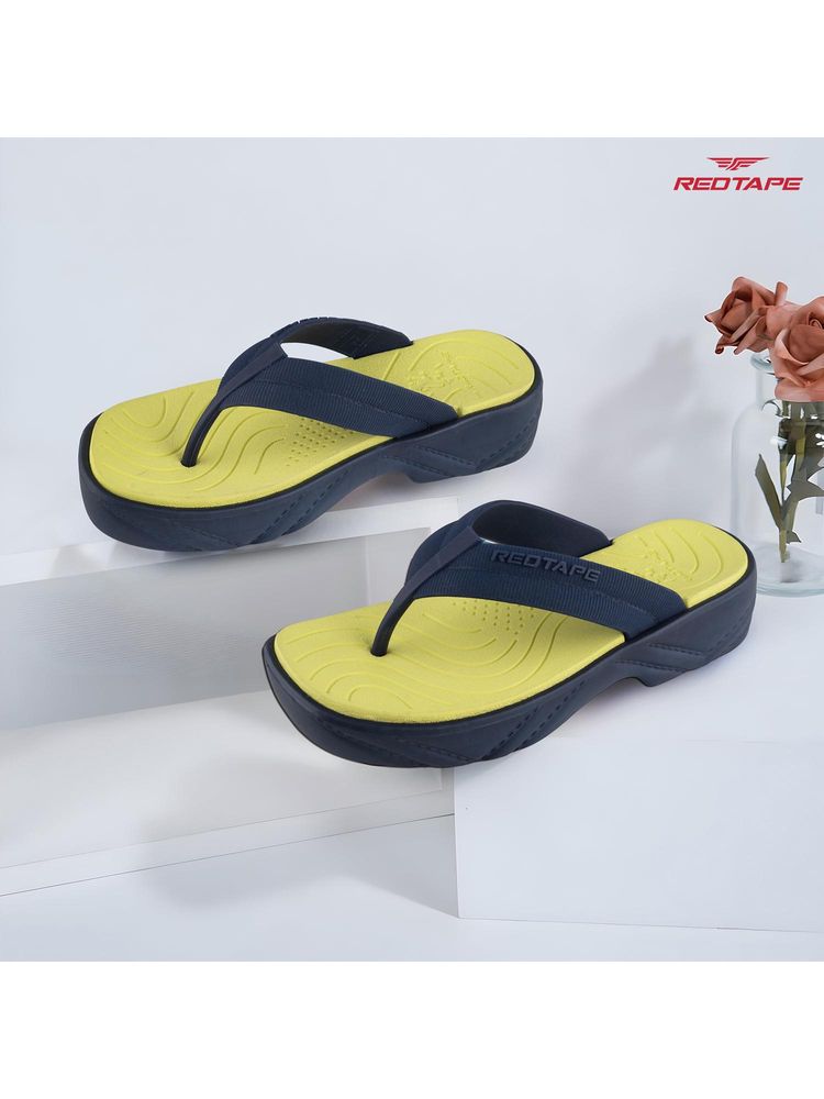 Red Tape Womens Navy Blue Eva Comfort Flipflops-picture-28