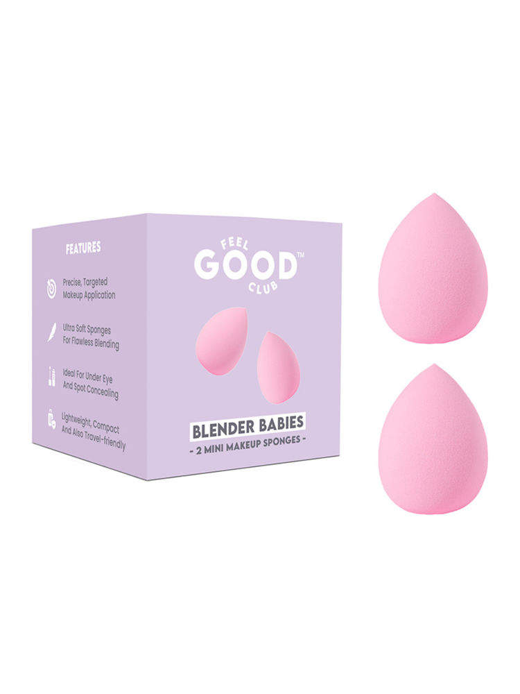 Feel Good Club Blender Babies Soft Mini Makeup Sponges Concealer Applicator Beauty Puffs - Pack Of 2-image-29