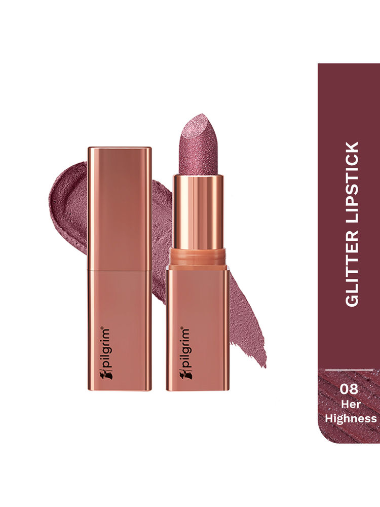 Pilgrim Glitter Lipstick With Matte Finish