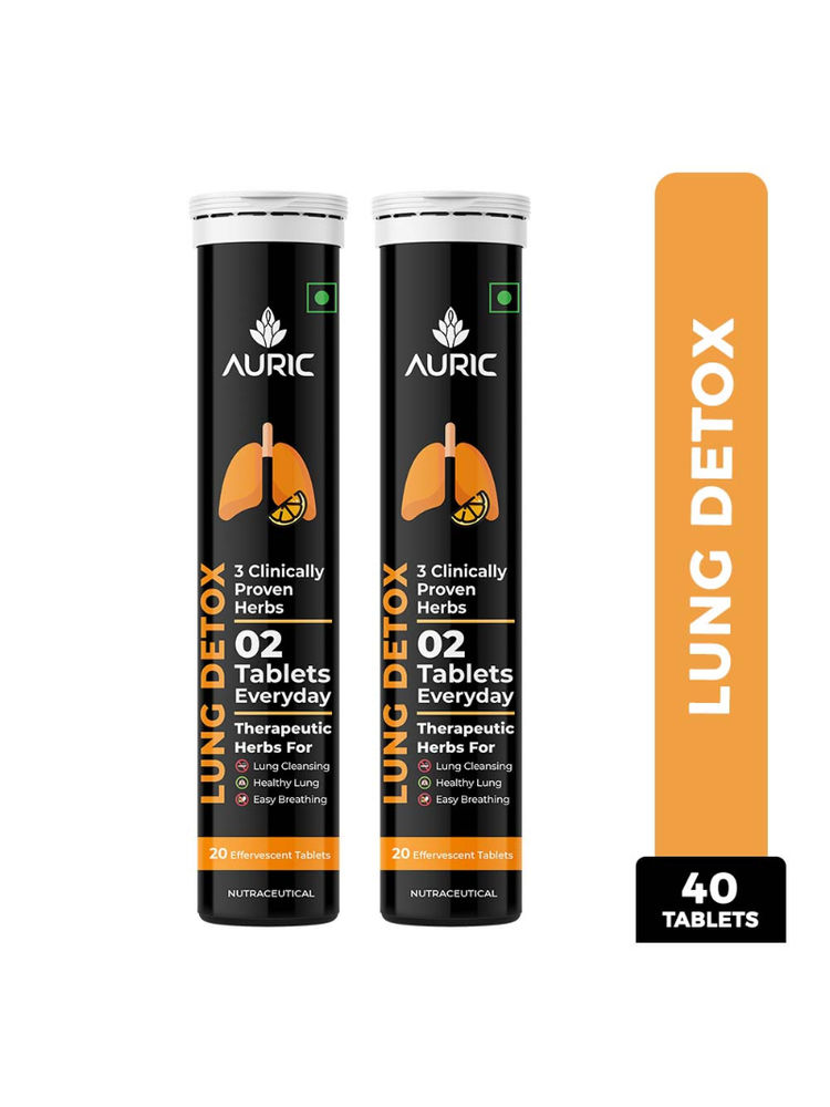 Auric Lung Detox for Smokers with Natural Blend of NAC, Pushkarmool, Piper Longum & Licorice, 2 Tubes-picture-26