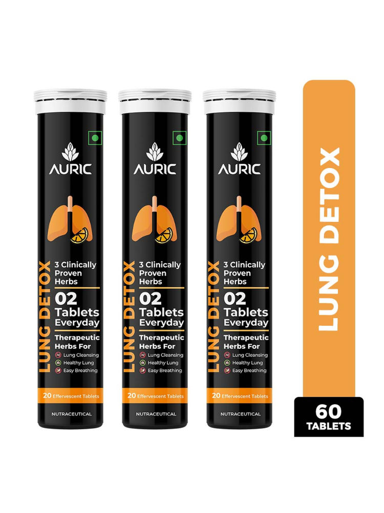 Auric Lung Detox for Smokers with Natural Blend of NAC, Pushkarmool, Piper Longum & Licorice, 3 Tubes-picture-11