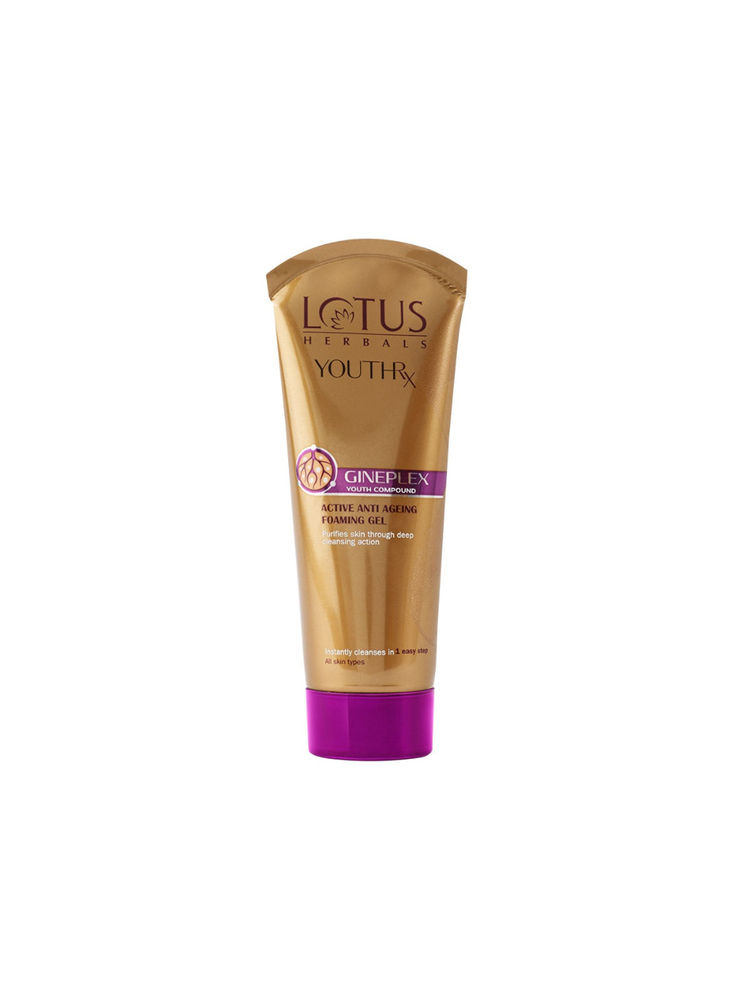 Lotus Herbals Gineplex YouthRx Active Anti-Ageing Foaming Gel-image-47