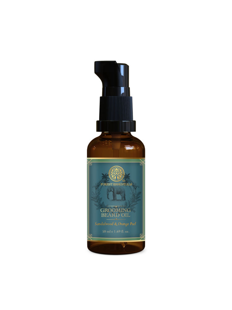 Forest Essentials Grooming Beard Oil - Light, Non Sticky, Natural Beard Growth Oil For Daily Use