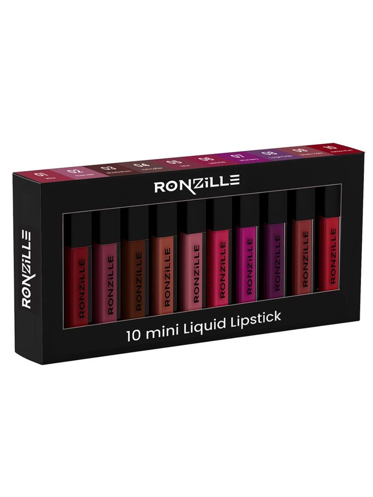 Ronzille Non-Transfer Mini Liquid Lipstick-image-34