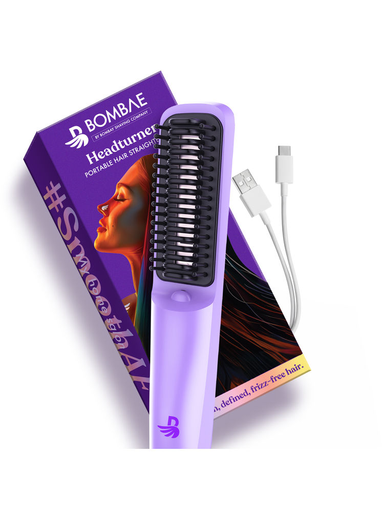 Bombae Ionic Portable Headturner Hair Straightener -2 in 1
