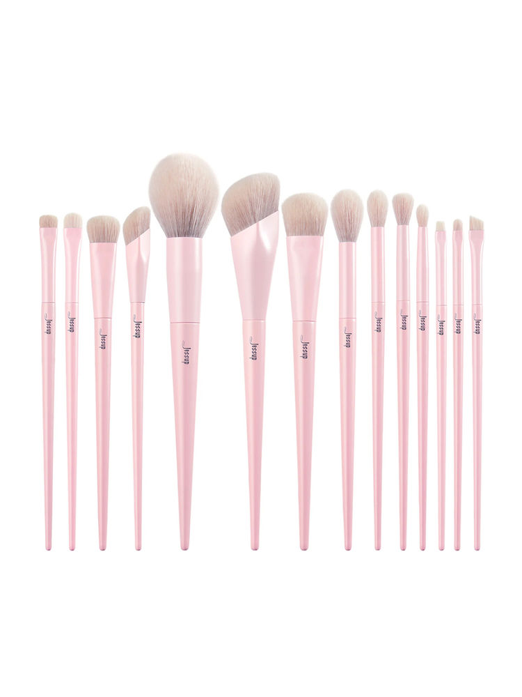 JESSUP Beauty Crystal Pink Comprehensive Brush Set-image-18