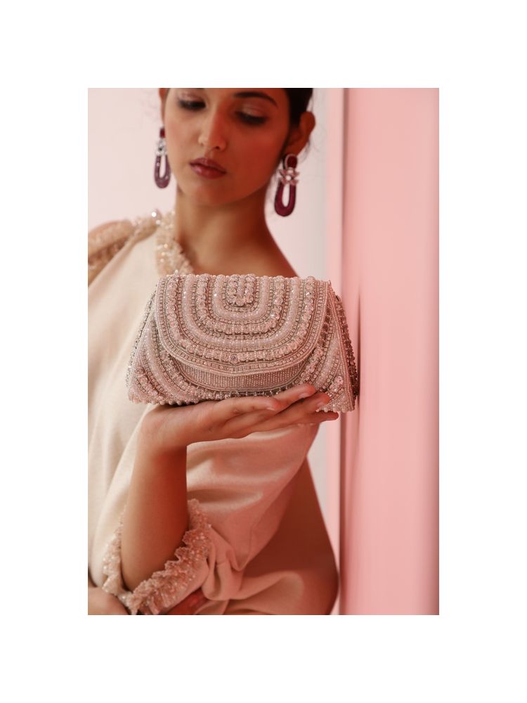 THE TAN CLAN Chloe Flap Over Clutch Bag