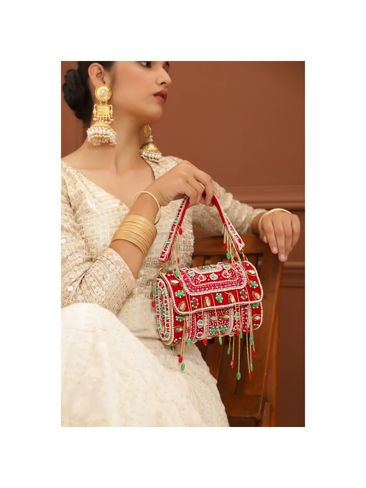 THE TAN CLAN Wedlock Flap Over Clutch Bag-picture-13