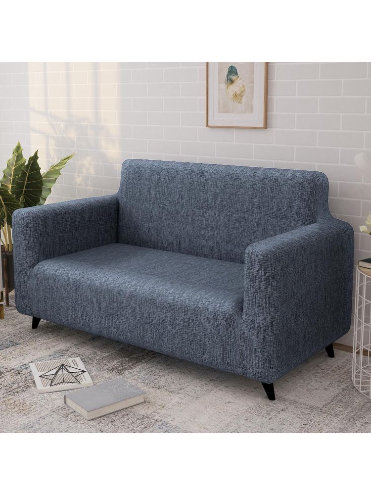 Story@Home 2 Seater Sofa Cover - Grey-image-3