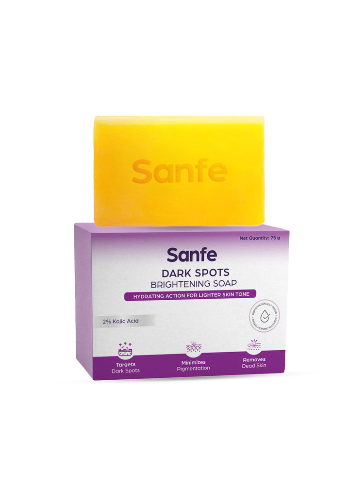 Sanfe 2% Kojic Acid Dark Spots Brightening Soap-image-48