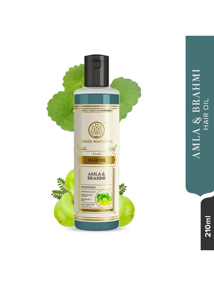 Khadi Natural Amla & Brahmi Hair Oil Control Split Ends-image-44