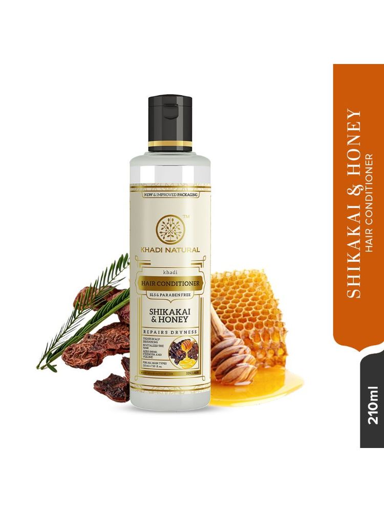 Khadi Natural Shikakai & Honey Hair Conditioner SLS & Paraben Free-picture-14
