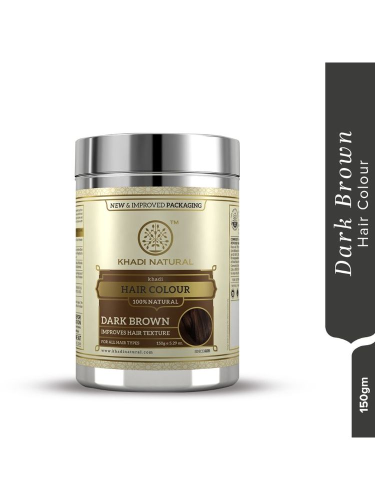 Khadi Natural Dark Brown Hair Colour Improves Hair Texture-image-5