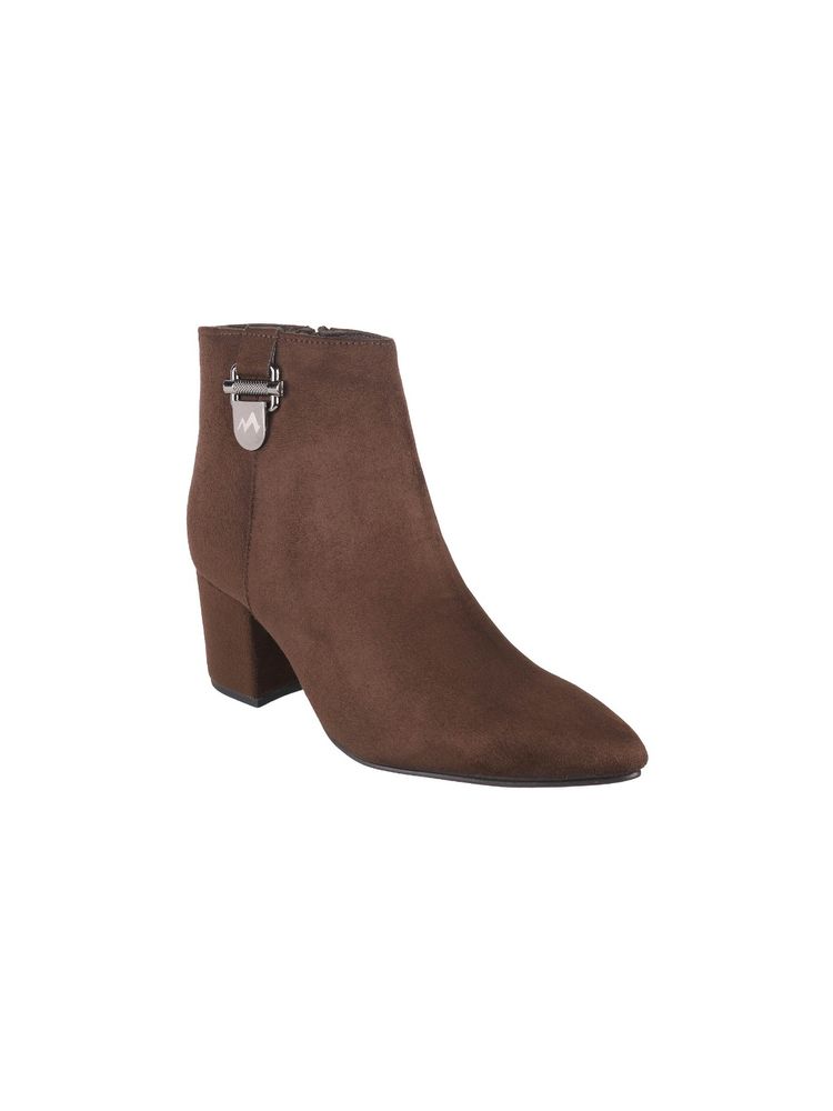 Metro Women Brown Casual Boots-image-7