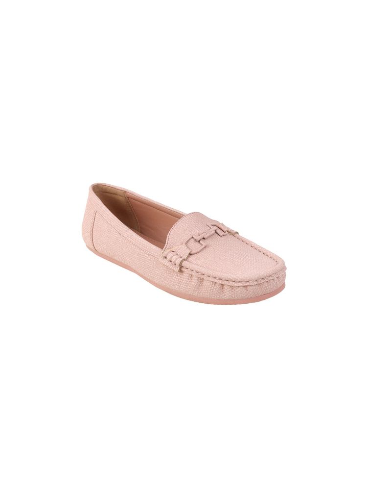 Mochi Women Pink Casual Loafers-image-6