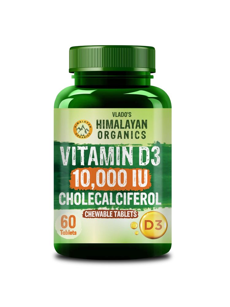 Vlado's Himalayan Organics Vitamin D3 10000 Iu Chewable Tablets-picture-8