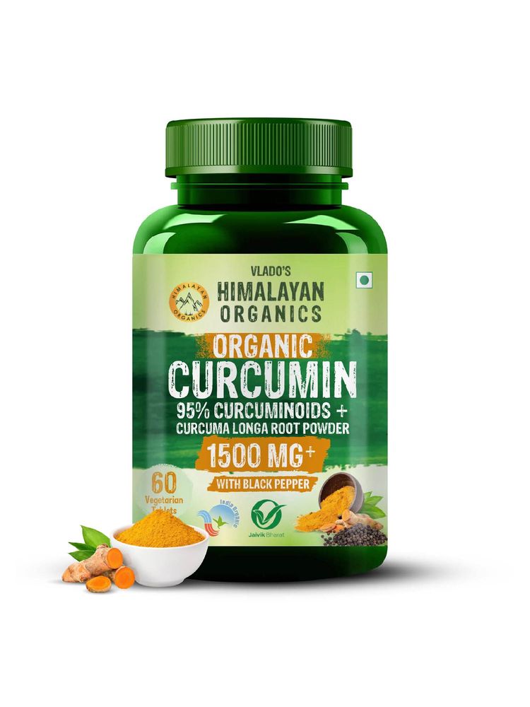 Vlado's Himalayan Organics Curcumin Tablets 1500MG With Black Pepper-picture-47