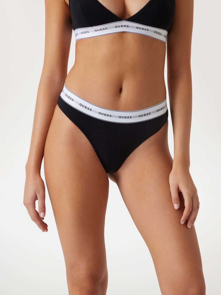 guess fashion Guess Black Modal Women Thong-picture-13