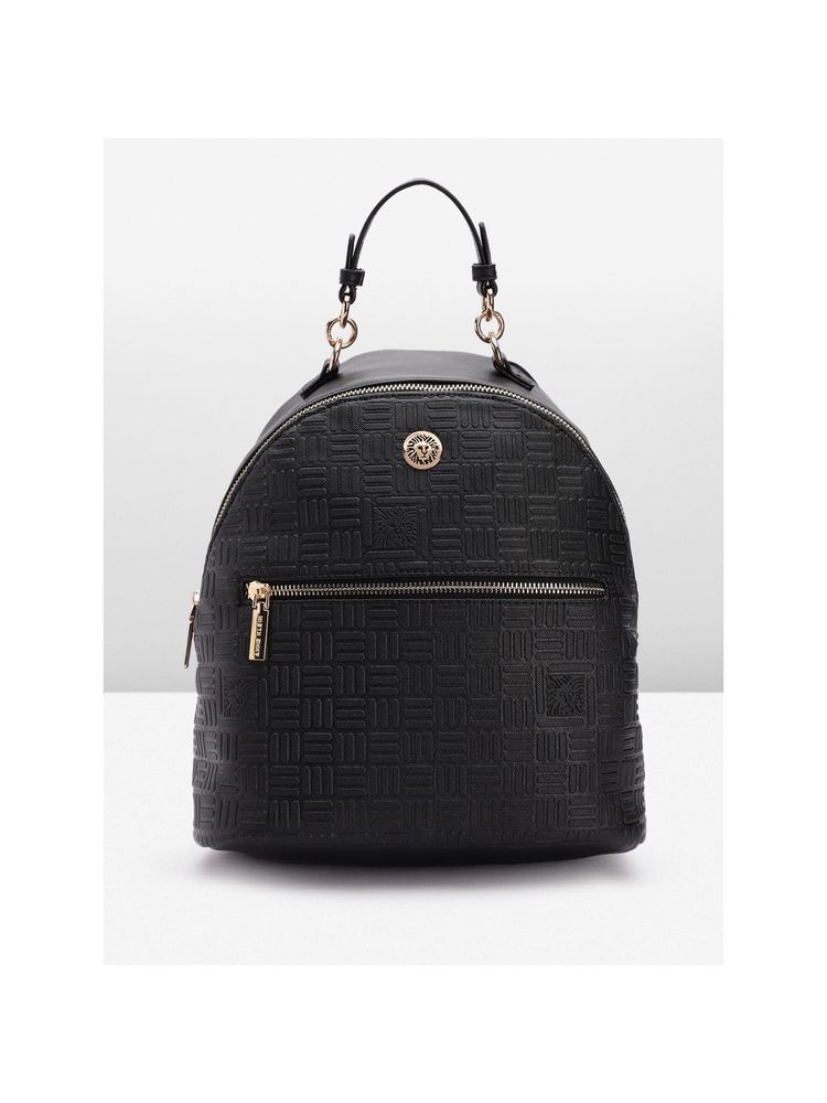 Anne Klein Black Textured Backpack-picture-26