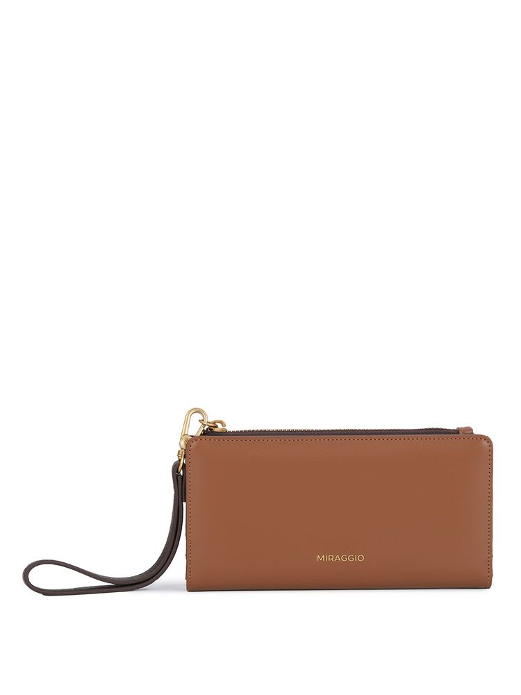 MIRAGGIO Women Car Brown Wristlet Wallet (S)-picture-35