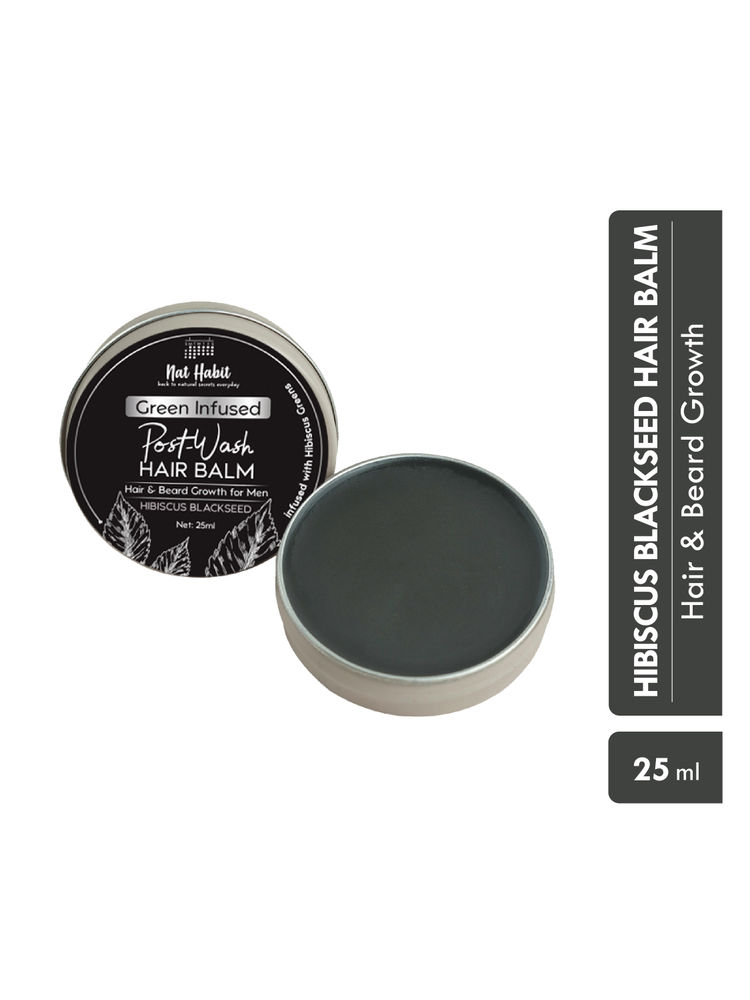 Nat Habit Green Infused Post-Wash Hair Balm - Hibiscus Blackseed
