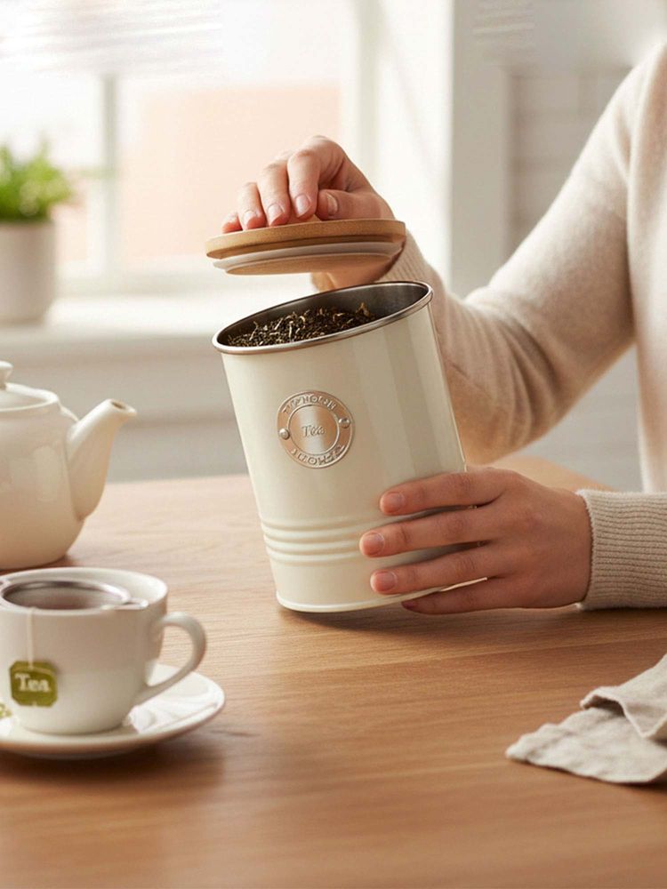 Typhoon Living Premium Tea Storage Canister - Cream-picture-15