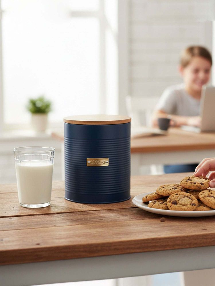Typhoon Otto Premium Cookie Storage Canister - Navy Blue-picture-15