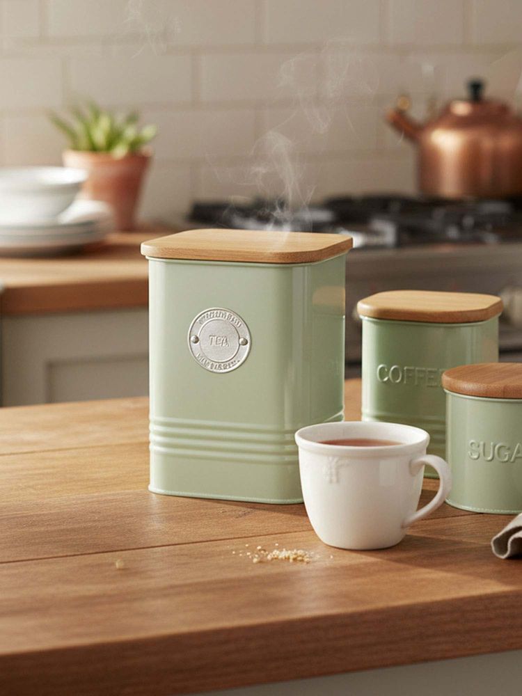 Typhoon Squircle Premium Tea Storage Canister - Mint Green-picture-13