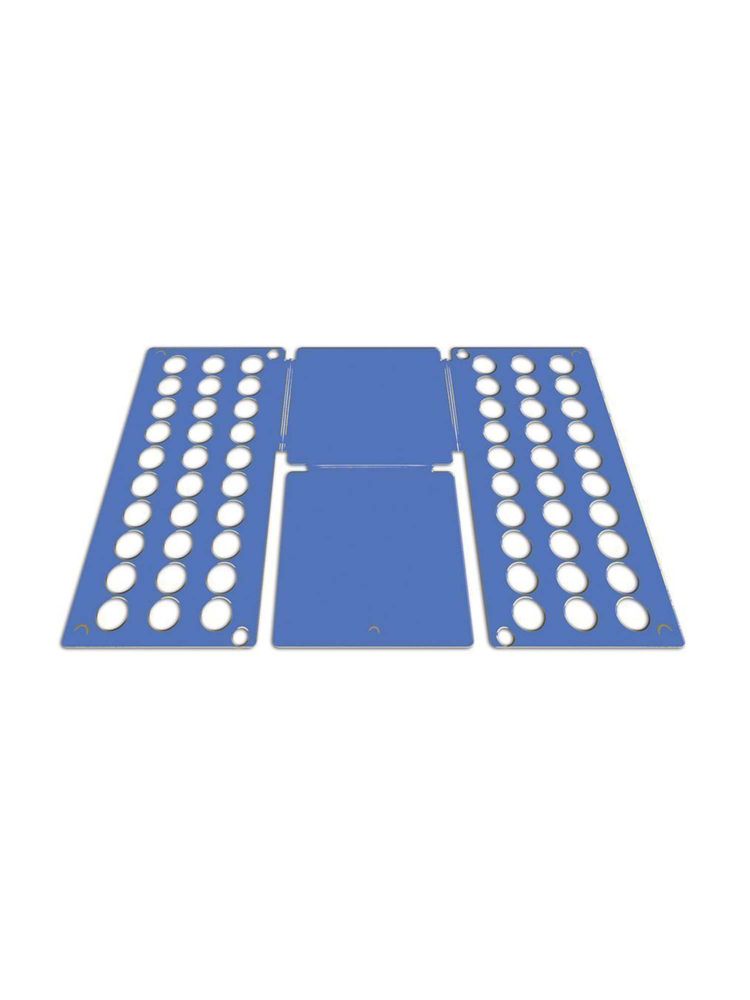 House of Quirk Blue Shirt Folding Board Fast Laundry Fold and Flip Adjustable Clothes Folder-image-41