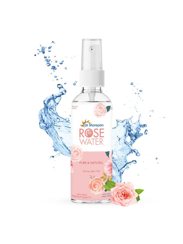 Dr. Morepen Rose Water Pure & Natural For All Skin Type 100% Herbal Premium Quality