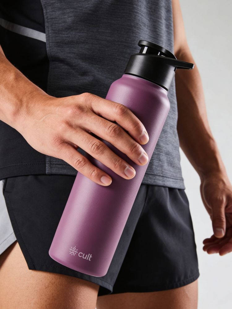 CULT Steel Purple Bottle (1 Litre)-image-6