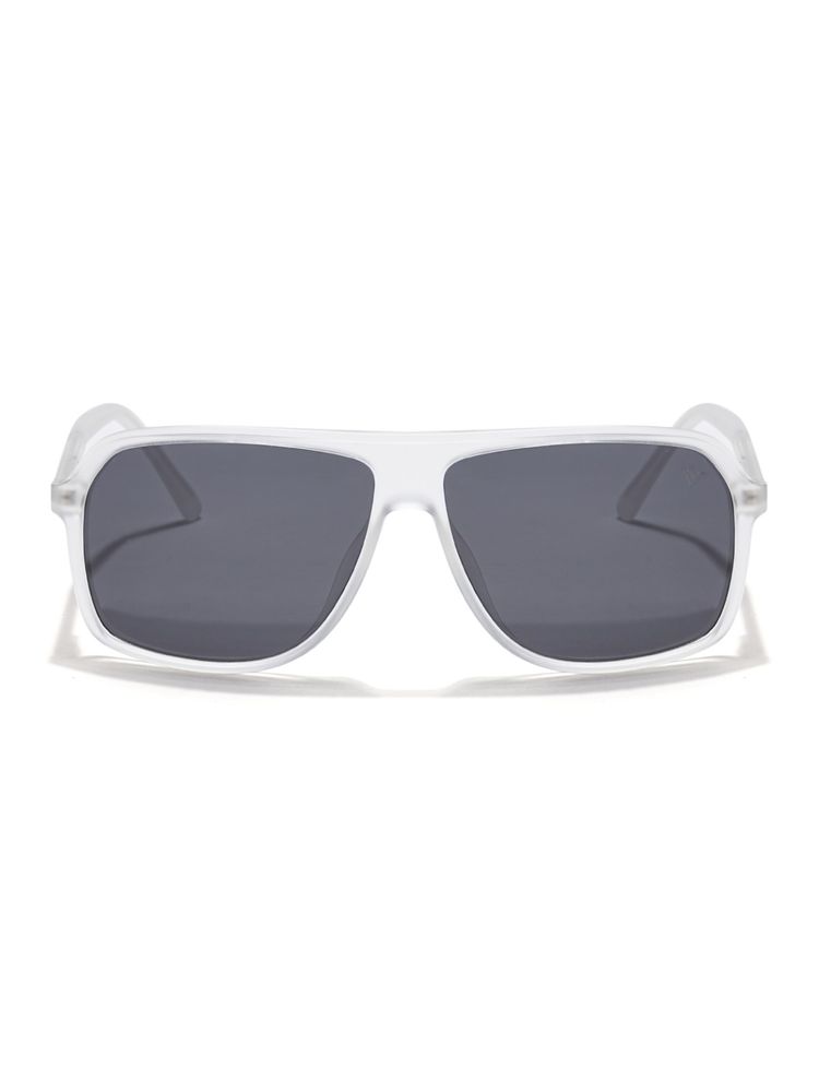 Voyage Unisex Black Lens and White Frame Wayfarer Polarized Sunglasses - Pmg5531-picture-26