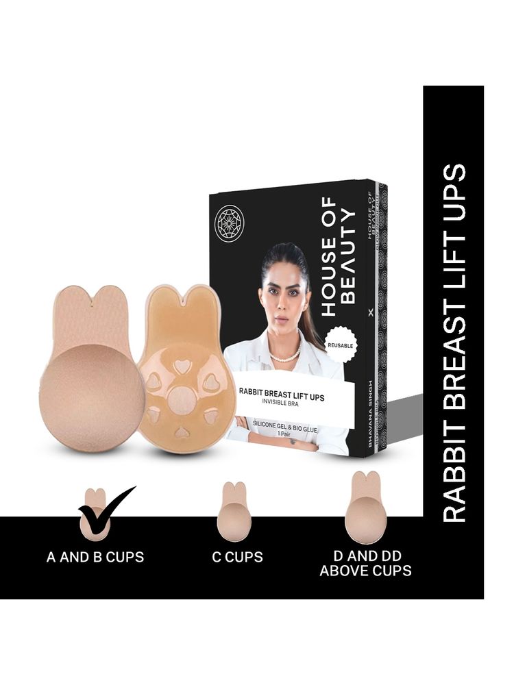 House Of Beauty Reusable Rabbit Breast Lift Ups