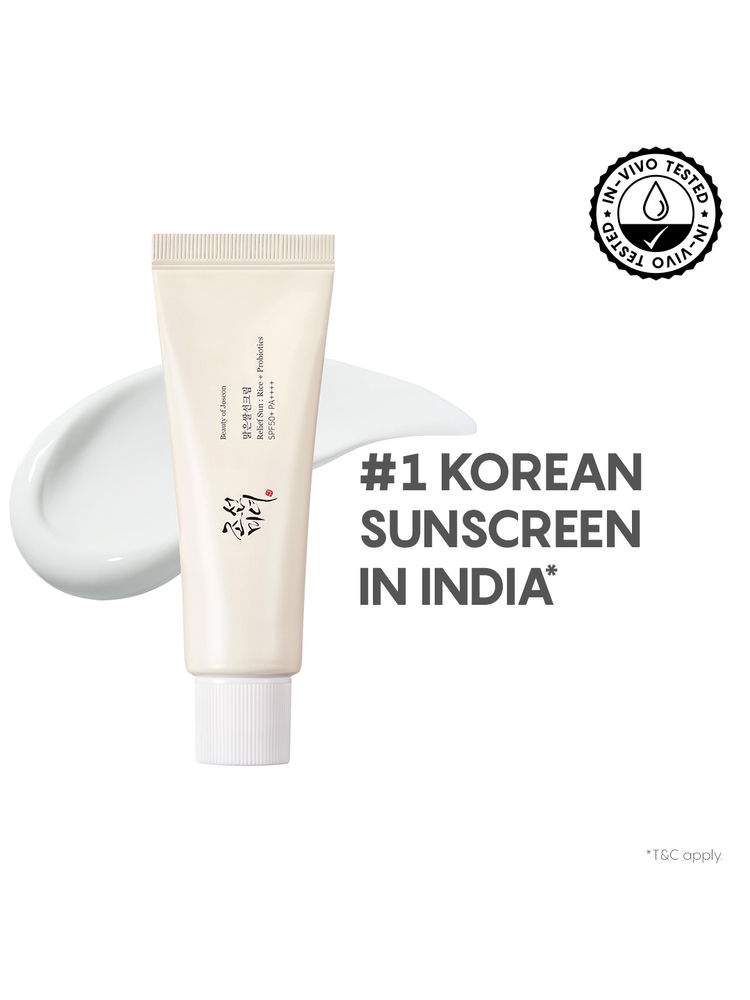 Beauty of Joseon Relief Sunscreen Rice + Probiotics SPF 50+ PA++++