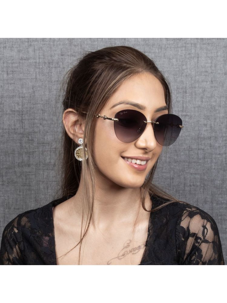 TED SMITH UV Protection Round Sunglasses For Women Stylish Shorsy-C1 54-picture-14