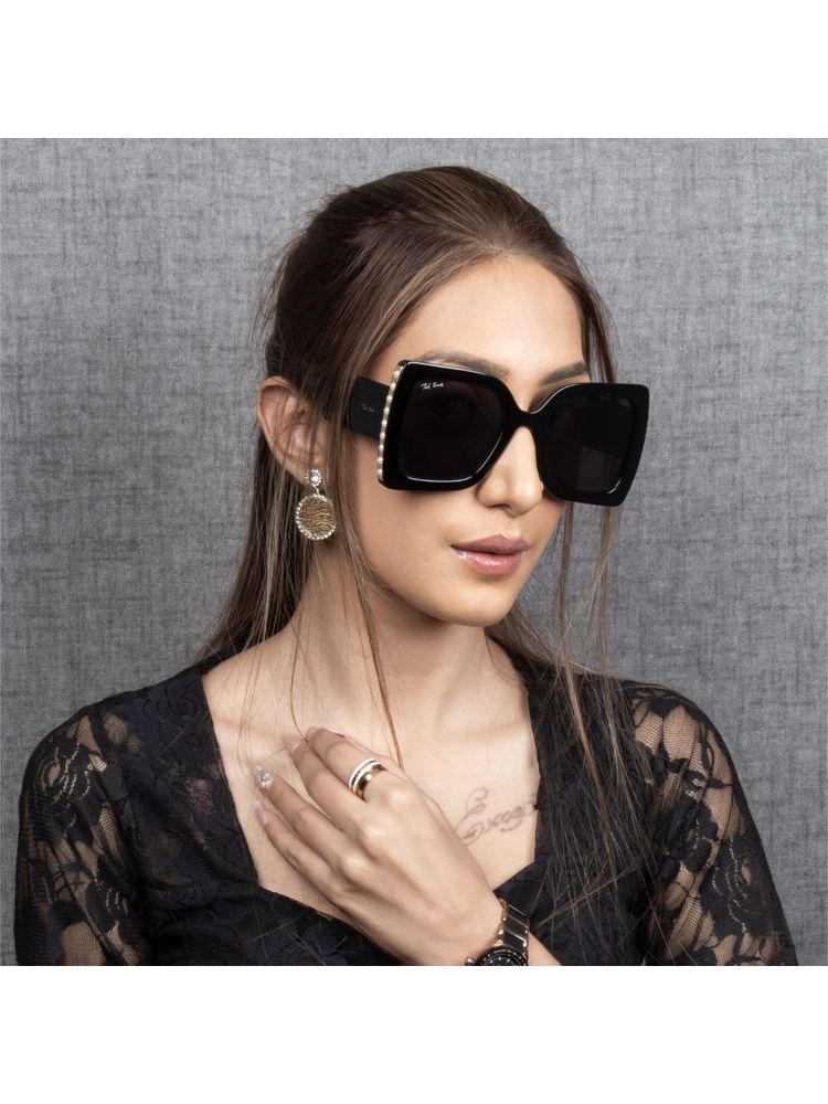 TED SMITH UV Protection Square Sunglasses for Women Stylish Trending Fashion Marlyn_C1-picture-26