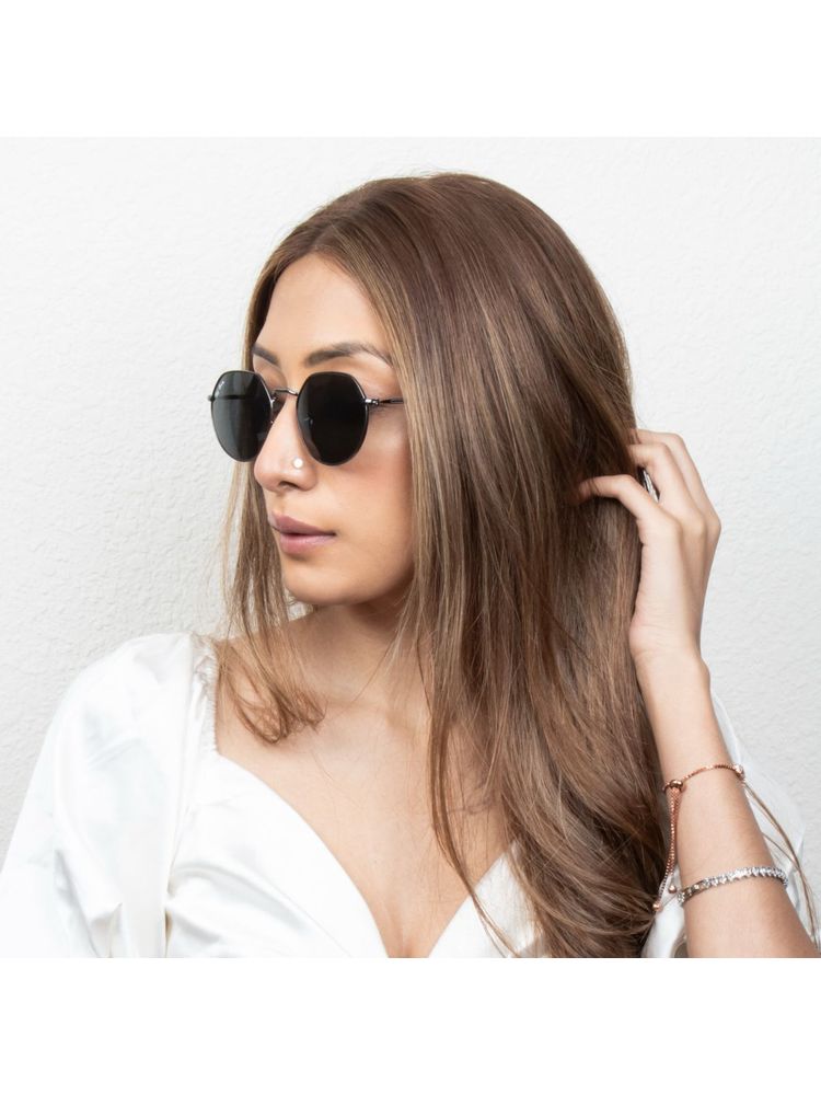 TED SMITH UV Protection Round Sunglasses for Men and Women Stylish Trending Fashion (53)